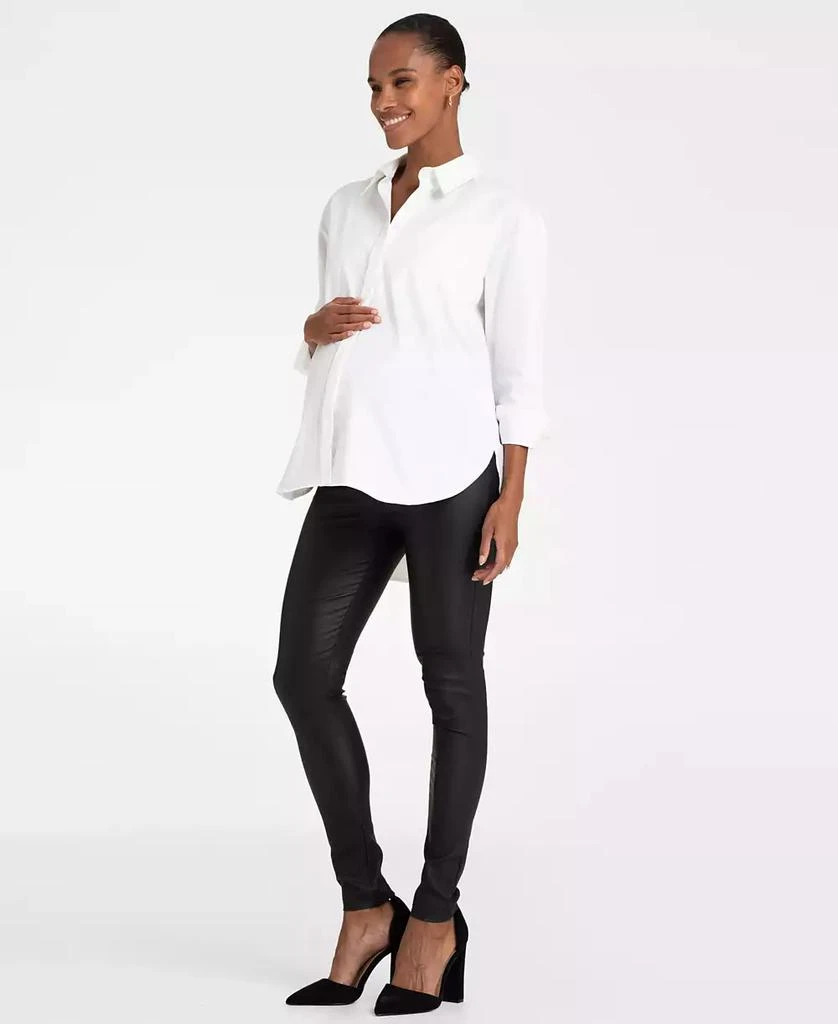 Seraphine Women's Matt Coated Maternity Leggings 5