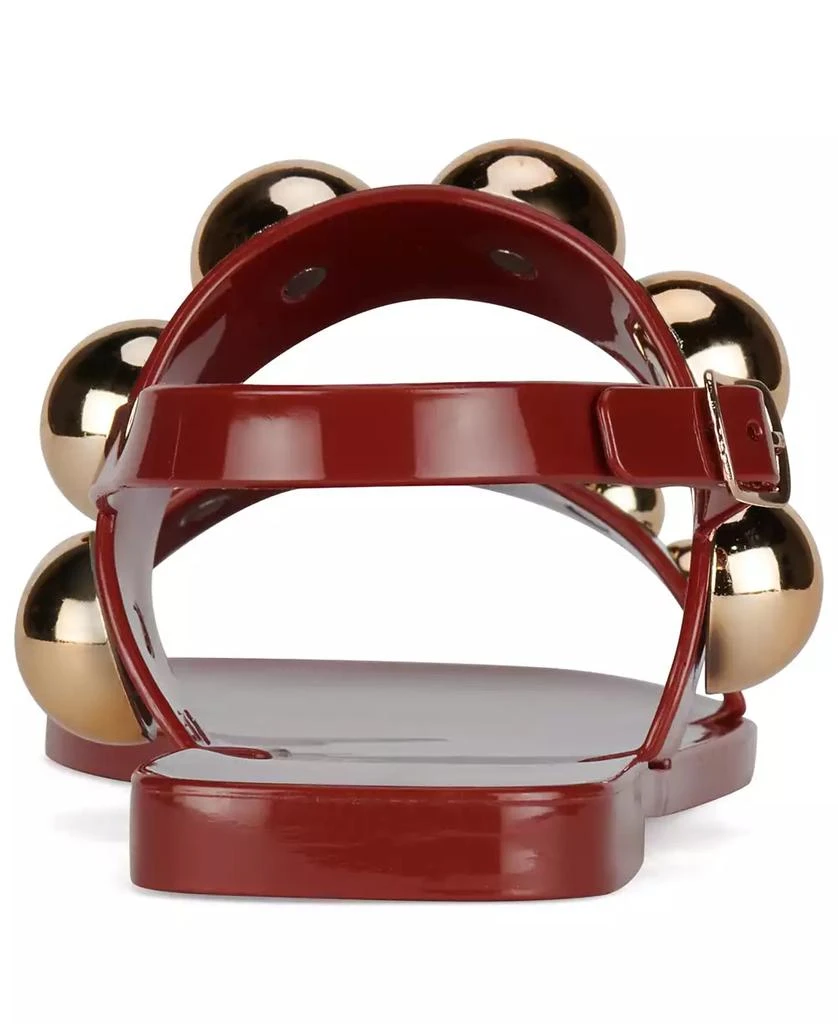 Jeffrey Campbell Women
s Gum-Drop Studded Flat Jelly Sandals 3