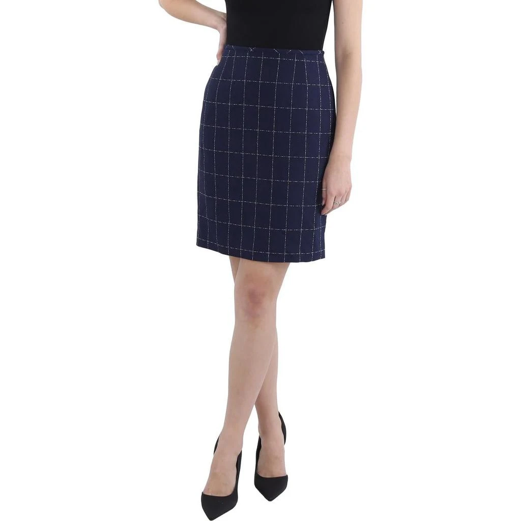 Tahari Womens Boucle Printed Pencil Skirt 1