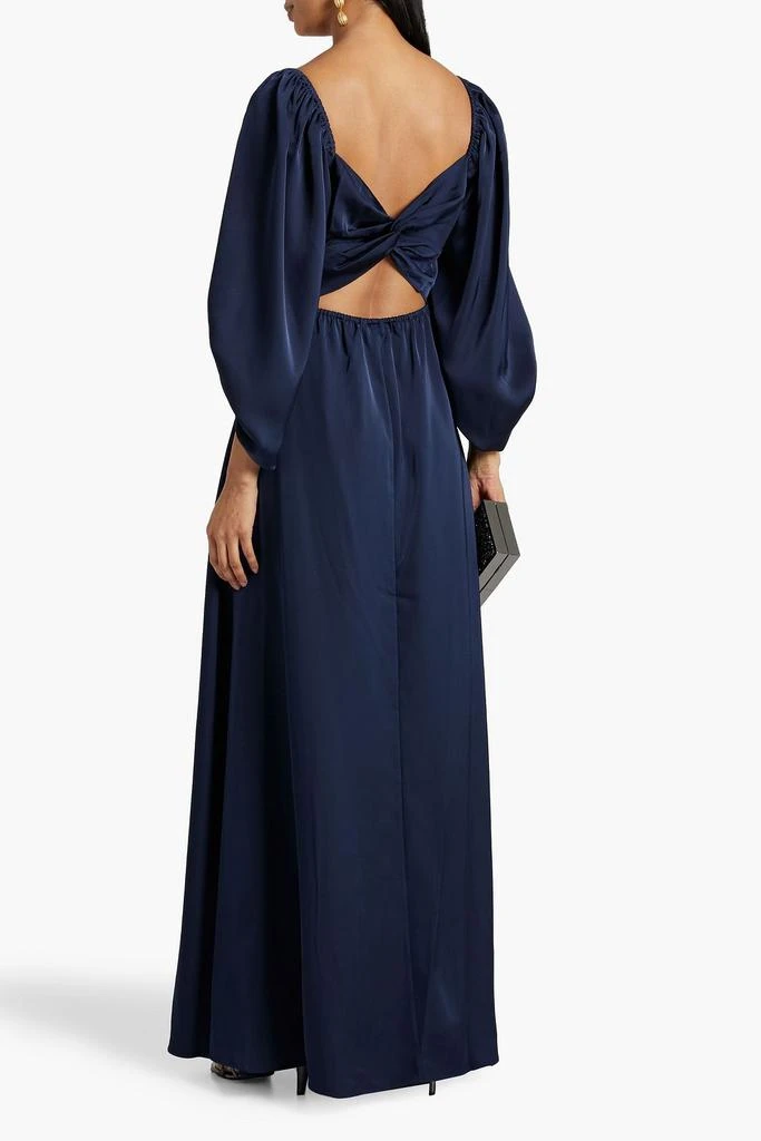Sachin & Babi Angelina cutout satin gown 3