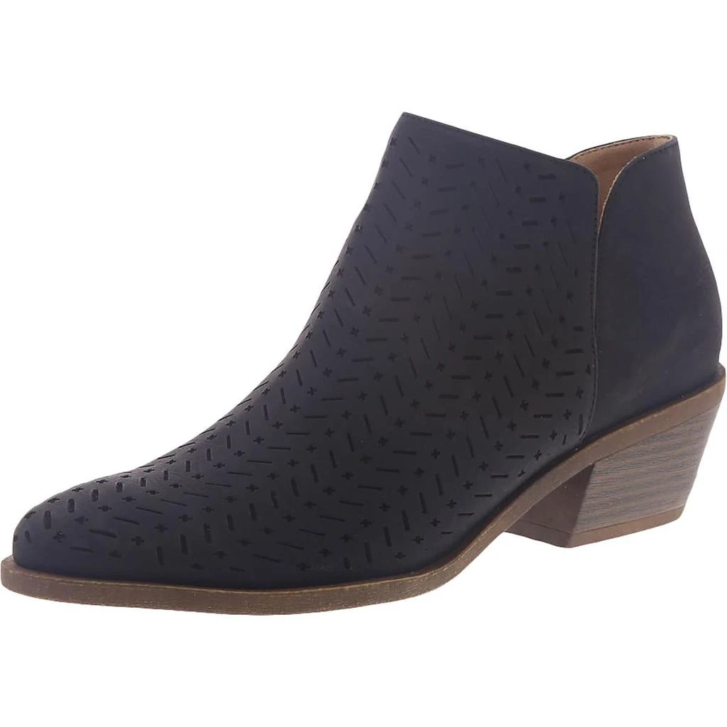 LifeStride Payton Womens Faux Leather Ankle Chelsea Boots 4