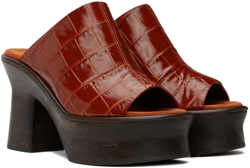 Salvatore Ferragamo Red Samanta Sandals 4