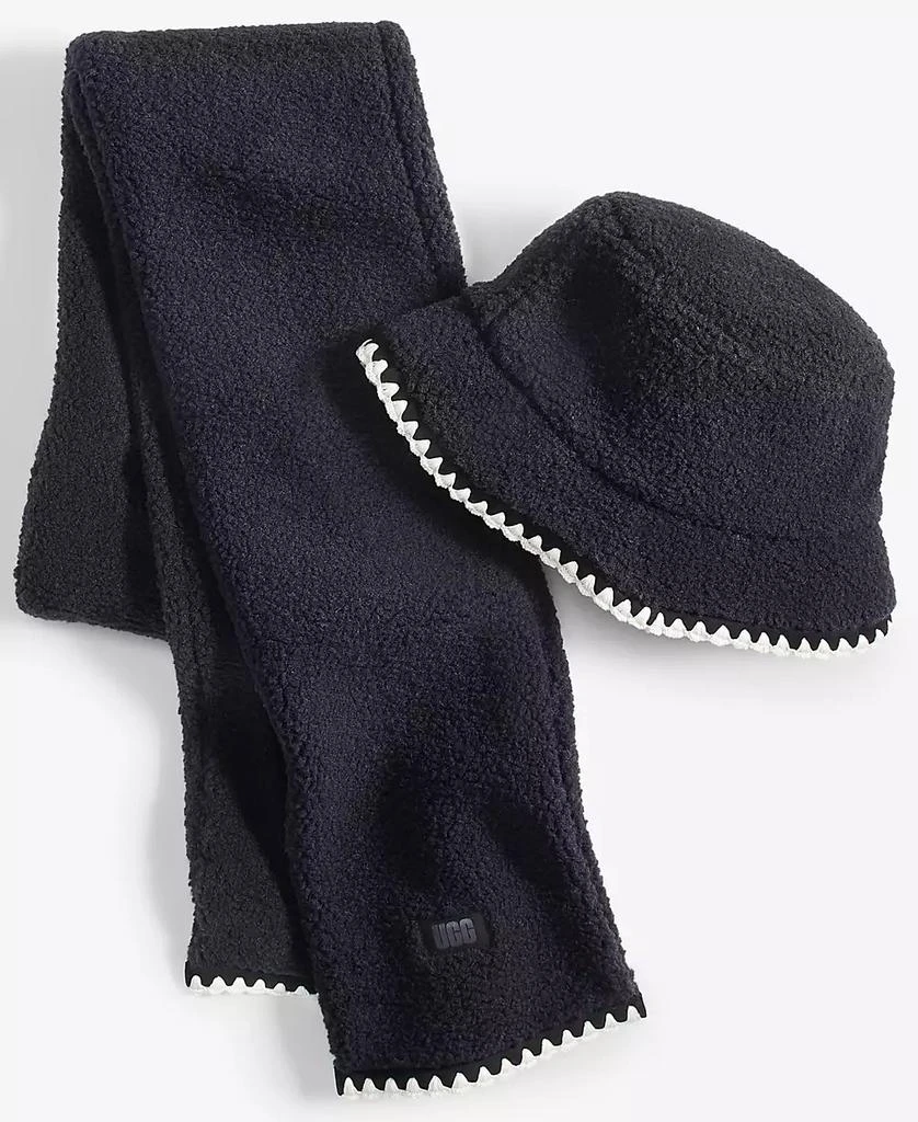 UGG Women's Scalloped UGGFluff Scarf 2