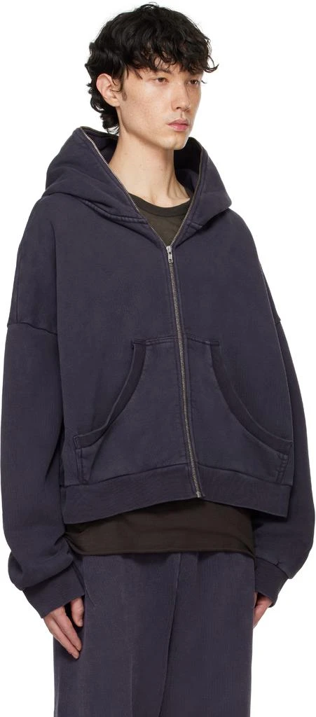 Entire Studios Navy Eternal Zip Hoodie 2