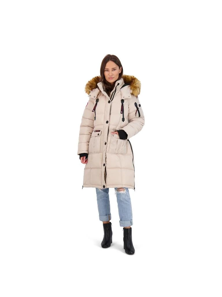 Canada Weather Gear Womens Faux Fur Heavyweight Puffer Coat 17