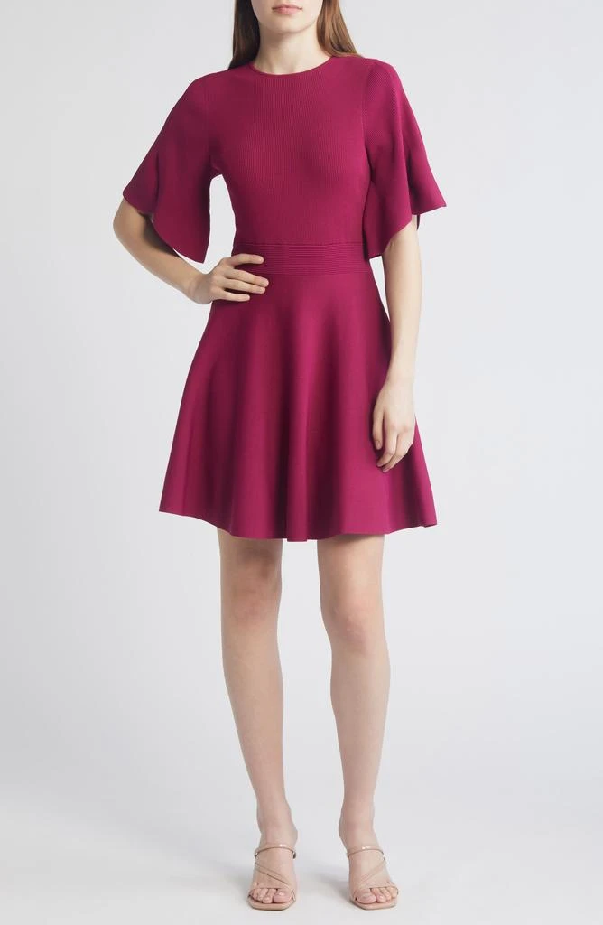 Olivia Rib Fit & Flare Dress  On Sale Now with Up to 83% Off | Discover  Exclusive Deals & Savings at BeyondStyle  Authentic Ted Baker London dress |clothing|dresses|female|women with Limited-Time Discounts,