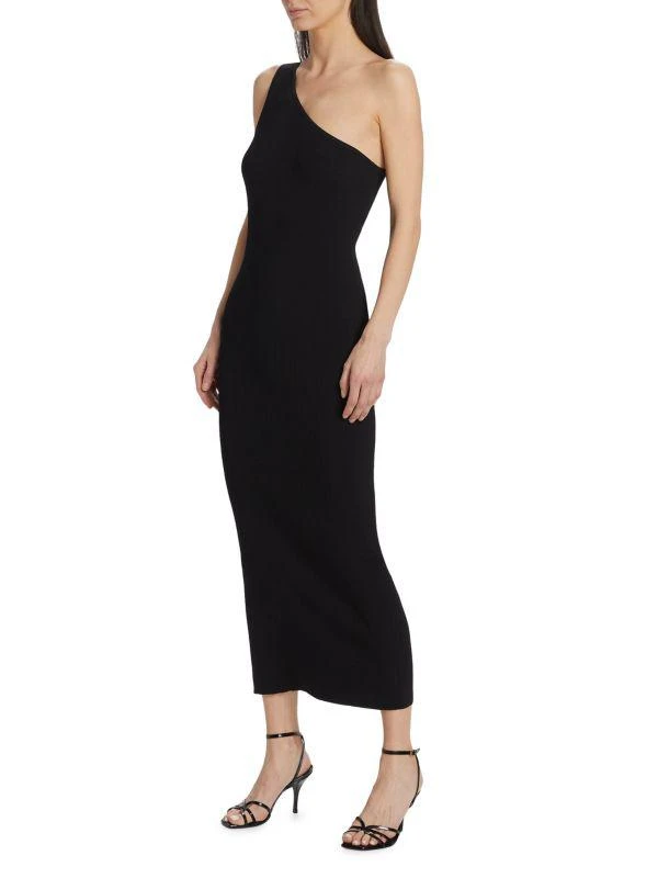Totême Ribbed One-Shoulder Maxi Dress 3