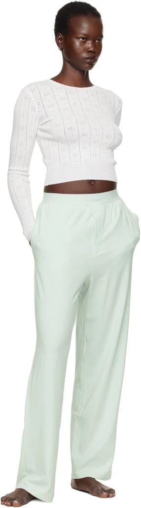 SKIMS Blue Boyfriend Loose Lounge Pants 4
