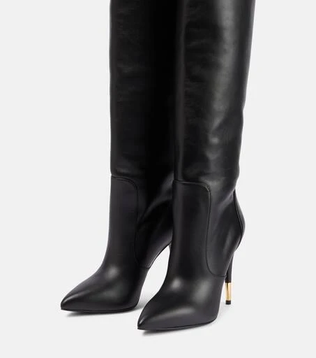 Tom Ford Embellished leather over-the-knee boots 5