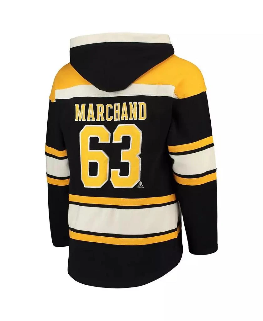 47 Brand Men's Brad Marchand Black Boston Bruins Player Lacer Pullover Hoodie 3