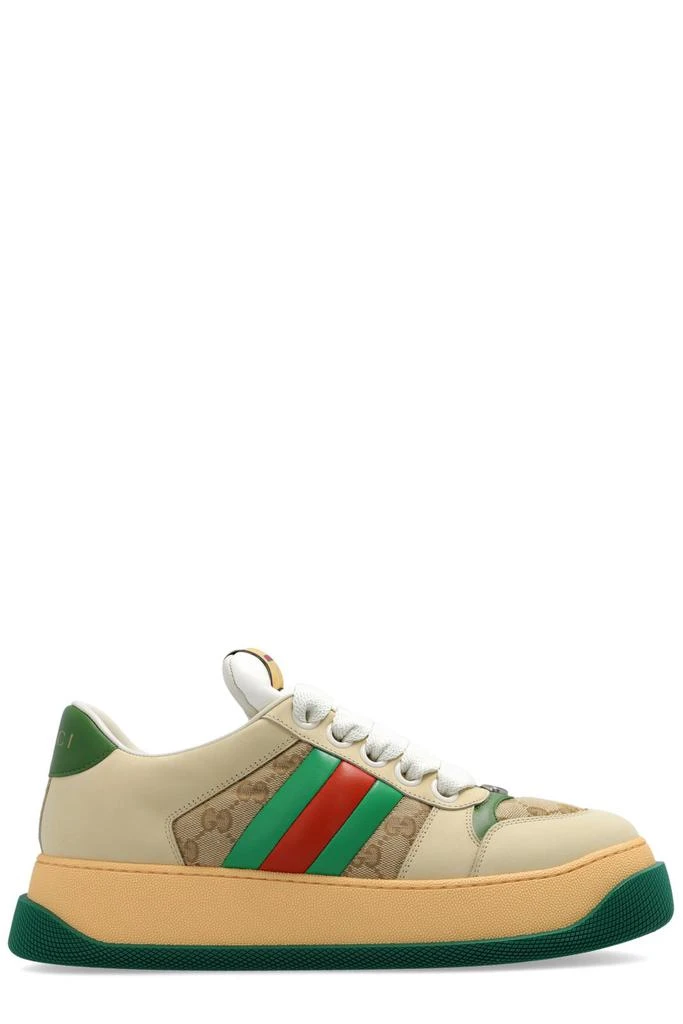 Gucci Gucci Web Detailed Screener Sneakers 1
