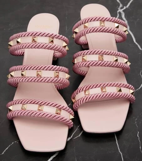 Valentino Rockstud Torchon 60 leather mules 5