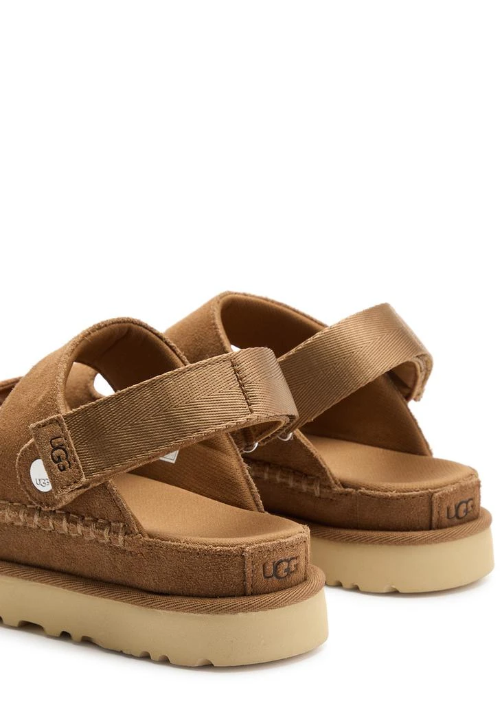 UGG Goldenstar Glide suede flatform sandals 4