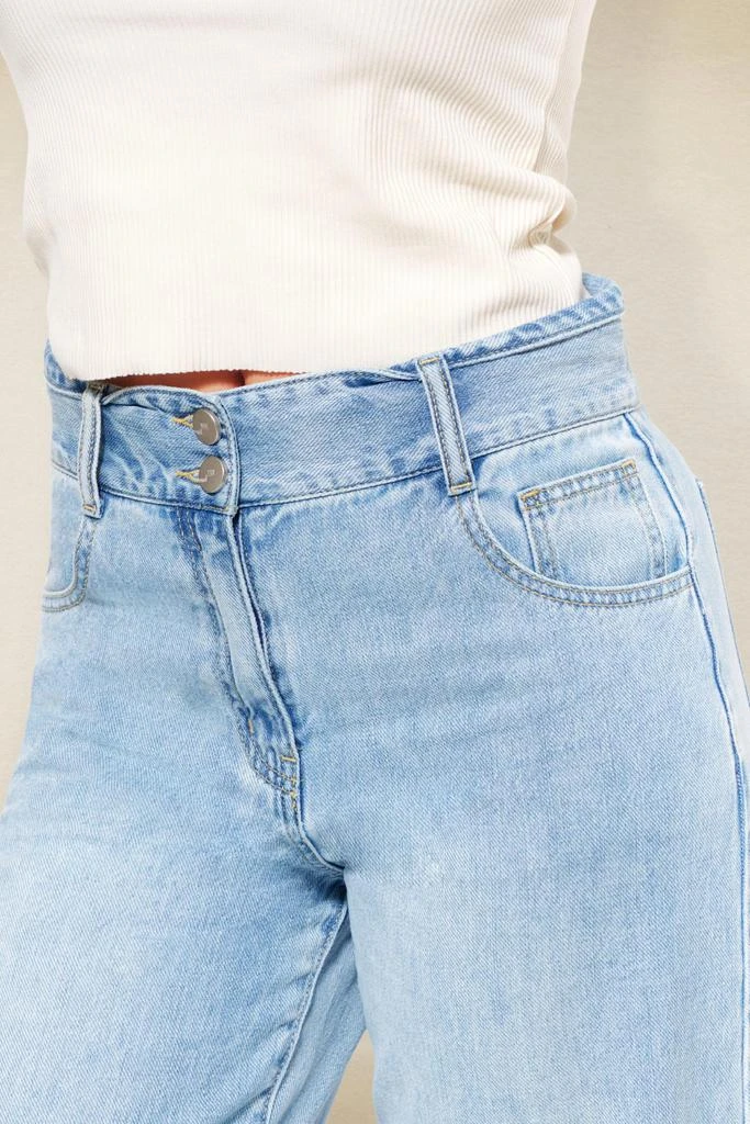 1822 Denim 1822 Denim - Bleach Please Folded Waistband Jeans 3
