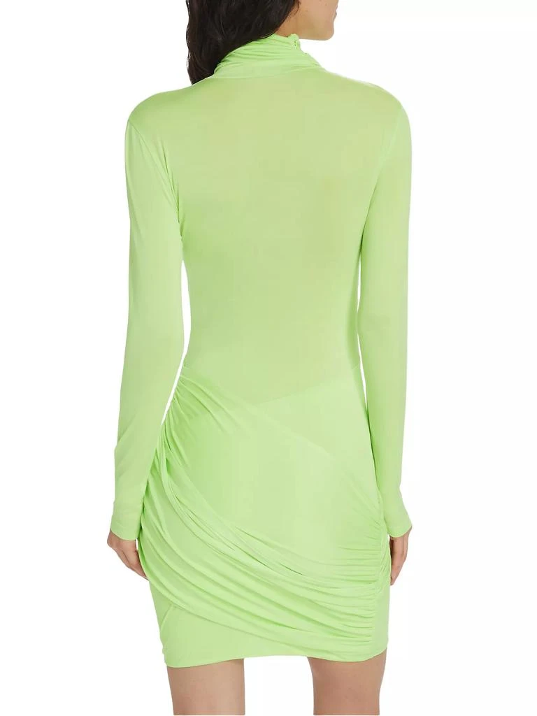 Gauge81 Kores Draped Turtleneck Minidress 5