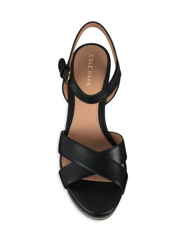 Cole Haan Riannon Leather Platform Sandals 5