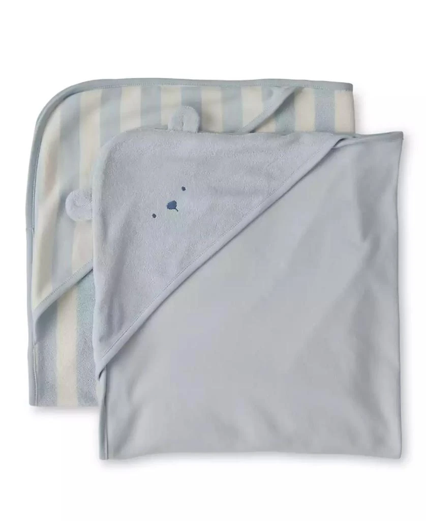 Carter's Baby Boys' Bear Terry Towels, 2-Pack