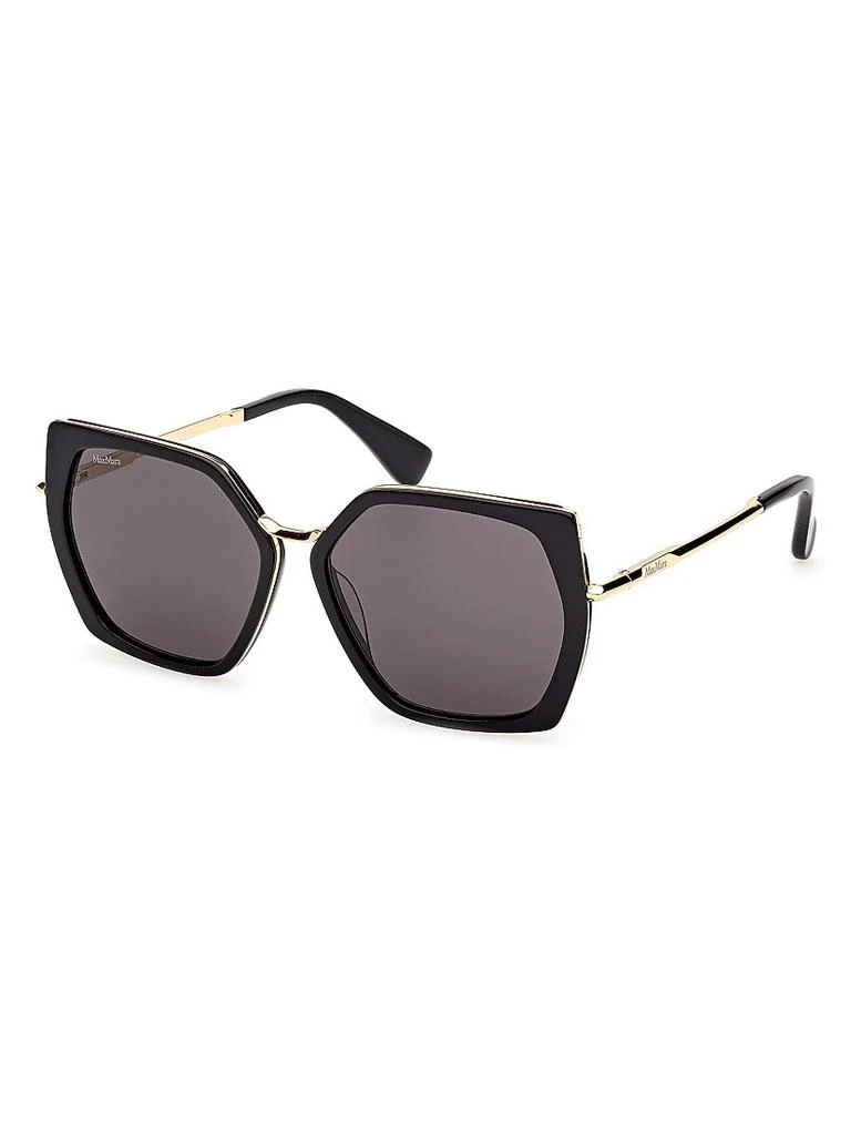 Max Mara Miller 56MM Geometric Sunglasses - Accessories  display picture 1