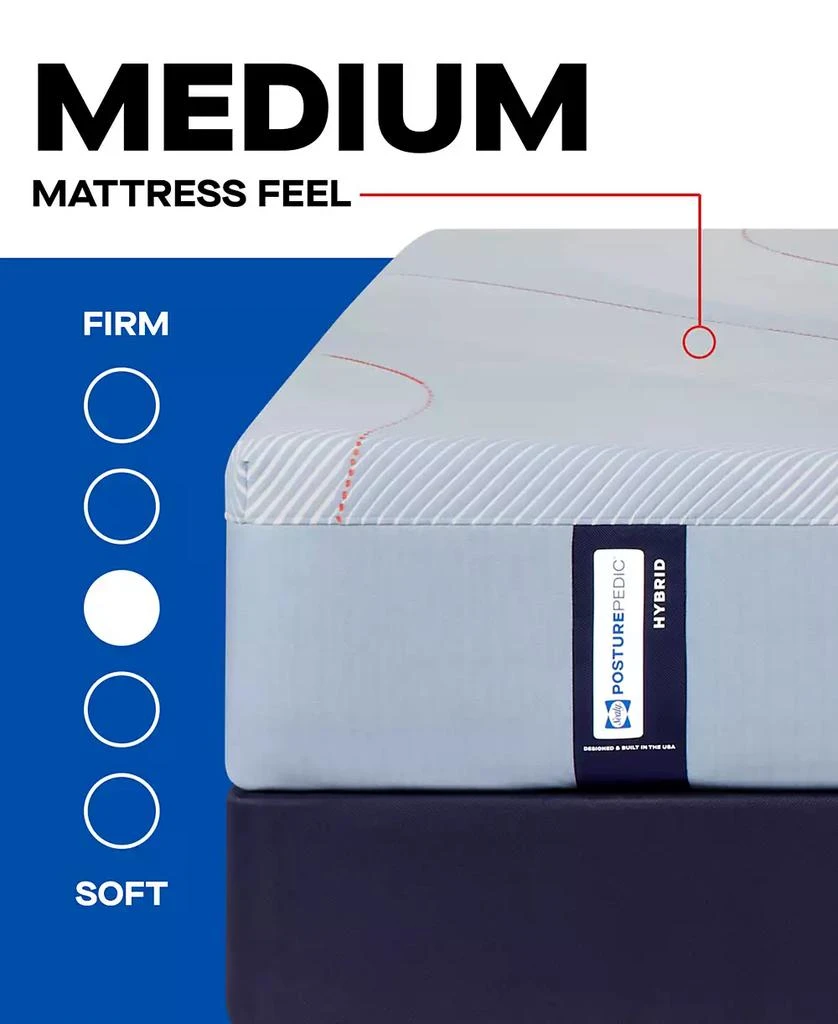 Sealy Posturepedic Hybrid Edelston 12" Medium Tight Top Mattress - 3