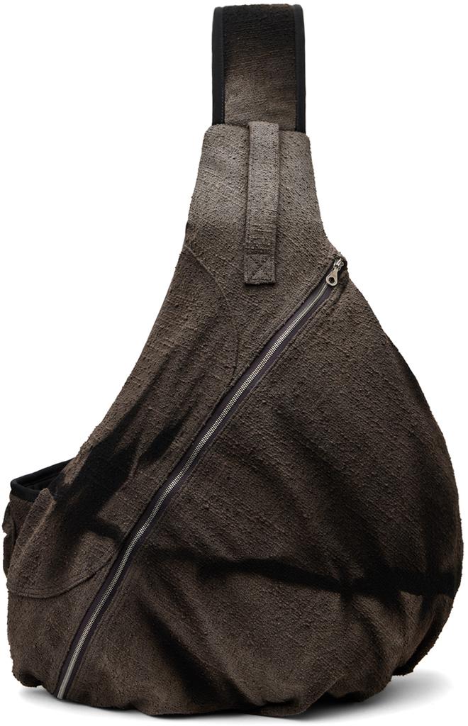 JiyongKim Black Sun-Bleached Sling Bag - Crossbody Bags