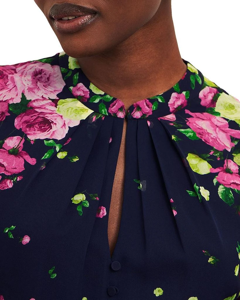 HOBBS LONDON Eva Floral Print Silk Midi Dress 2