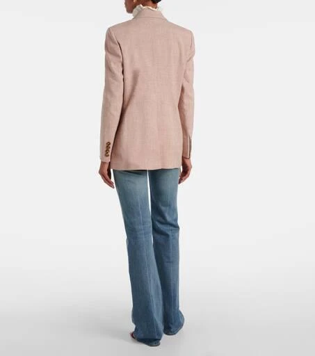 BLAZÉ MILANO Spray linen and wool blazer 3