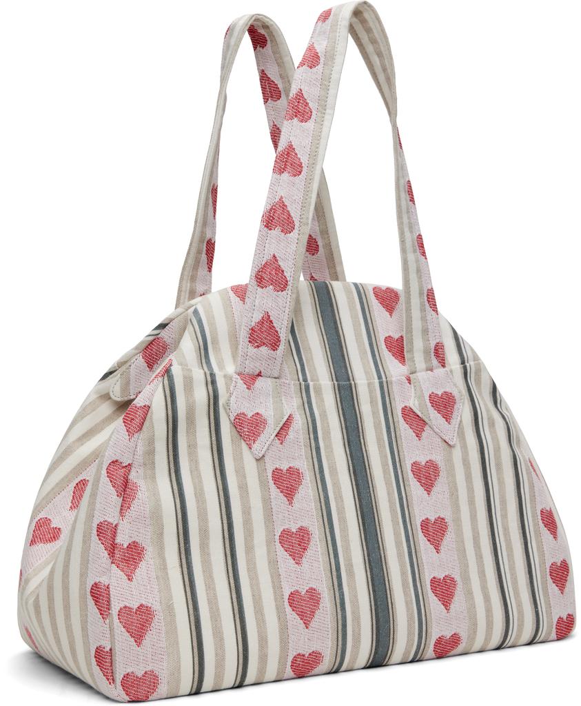 Vivienne Westwood｜ (ARCHIVE LARGE HANDBAG (47010008W W0 Beige Large Archive Yasmine Hand Bag by Vivienne Westwood on