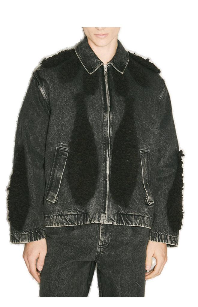 Song for the Mute Song For The Mute Zip-Up Denim Jacket
