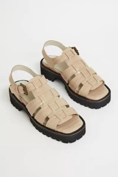 Intentionally Blank Intentionally Blank Haddie Leather Fisherman Sandal