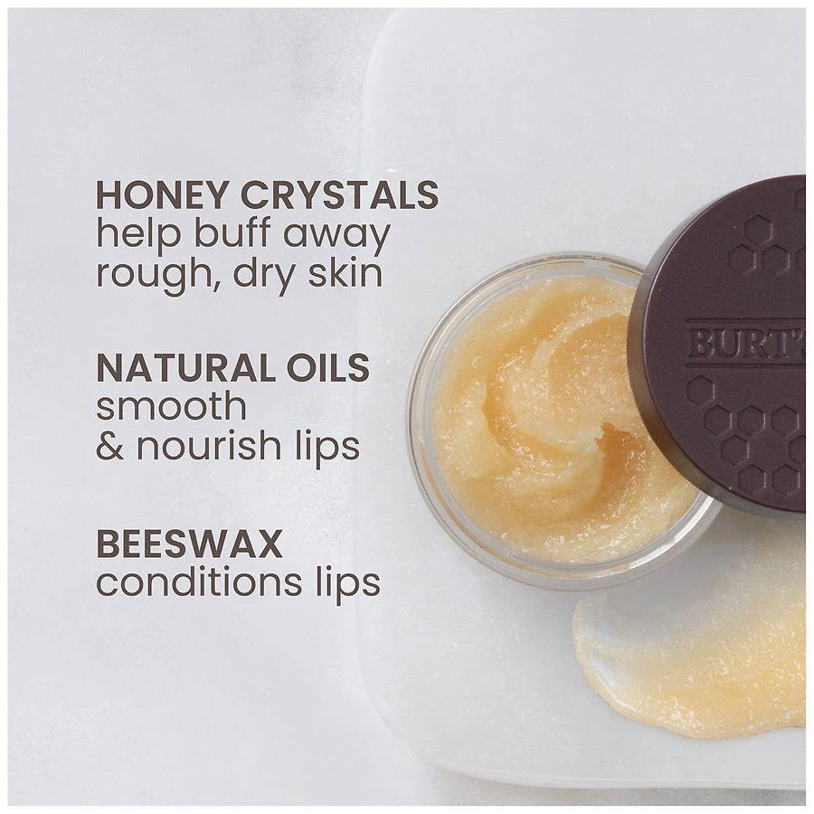 Burt
s Bees Conditioning Lip Scrub with Nourishing Honey Crystals 5
