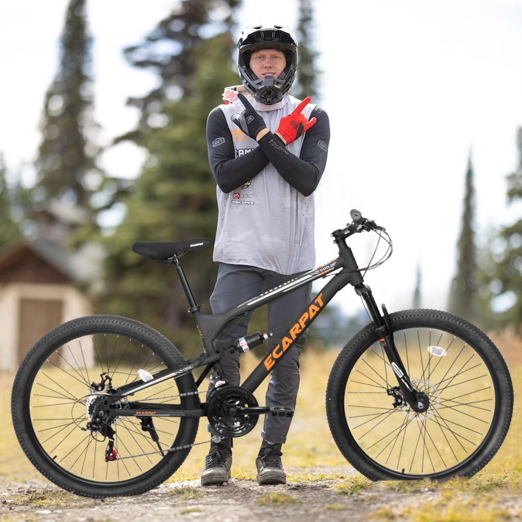 Streamdale Furniture Streamdale A26207 26 Inch Aluminum Frame Shock Fork Plus Shock Absorber 21-speed Unisex Mountain Bike