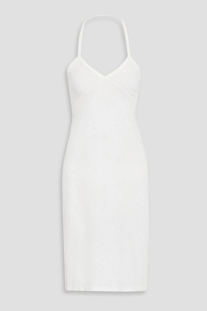 Khaite Mischa cotton-jersey halterneck dress 1