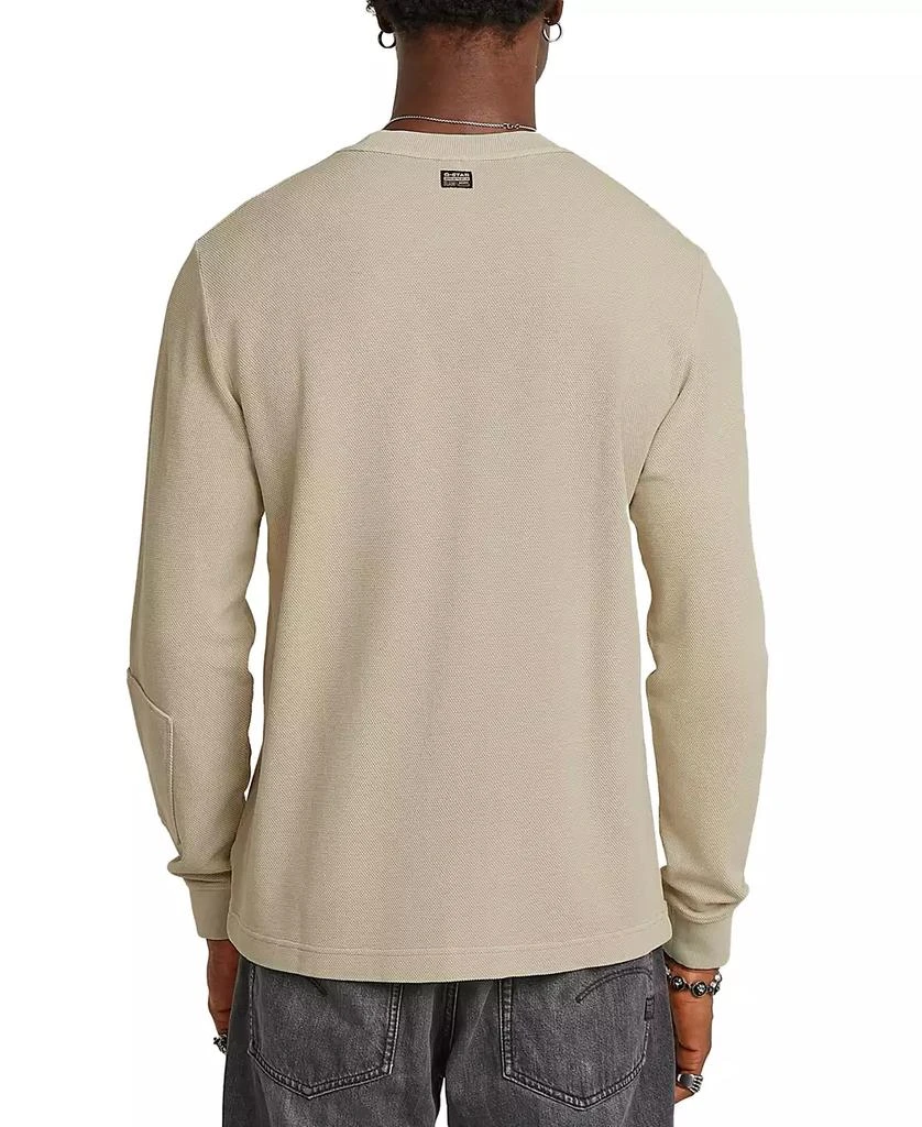G-Star Men's Relaxed Fit Overdyed Long Sleeve Crewneck T-Shirt 2