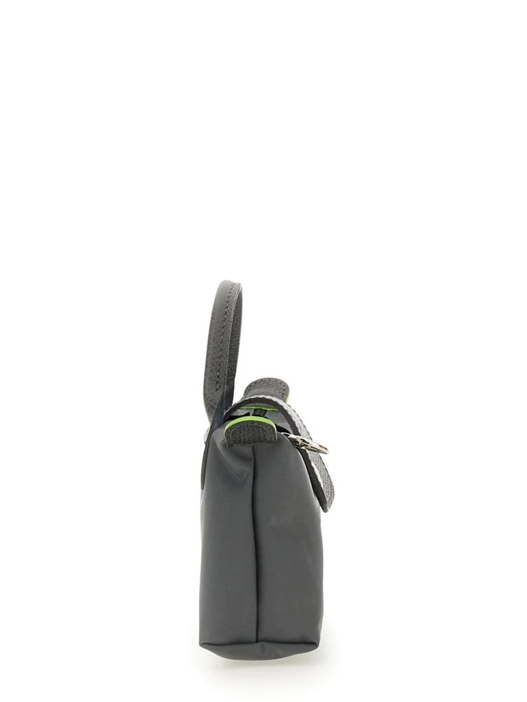 Longchamp LE PLIAGE GREEN GRAPHITE COLOURED CLUTCH BAG 5