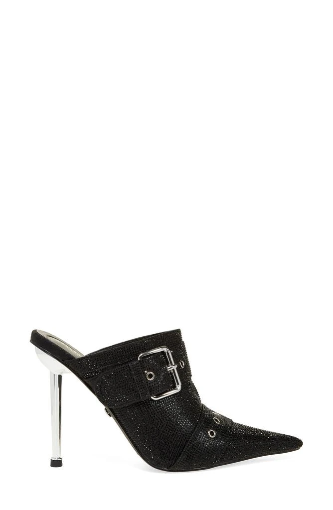 Sayge Rhinestone Buckle Strap Mule Pump – On Sale Now with Up to