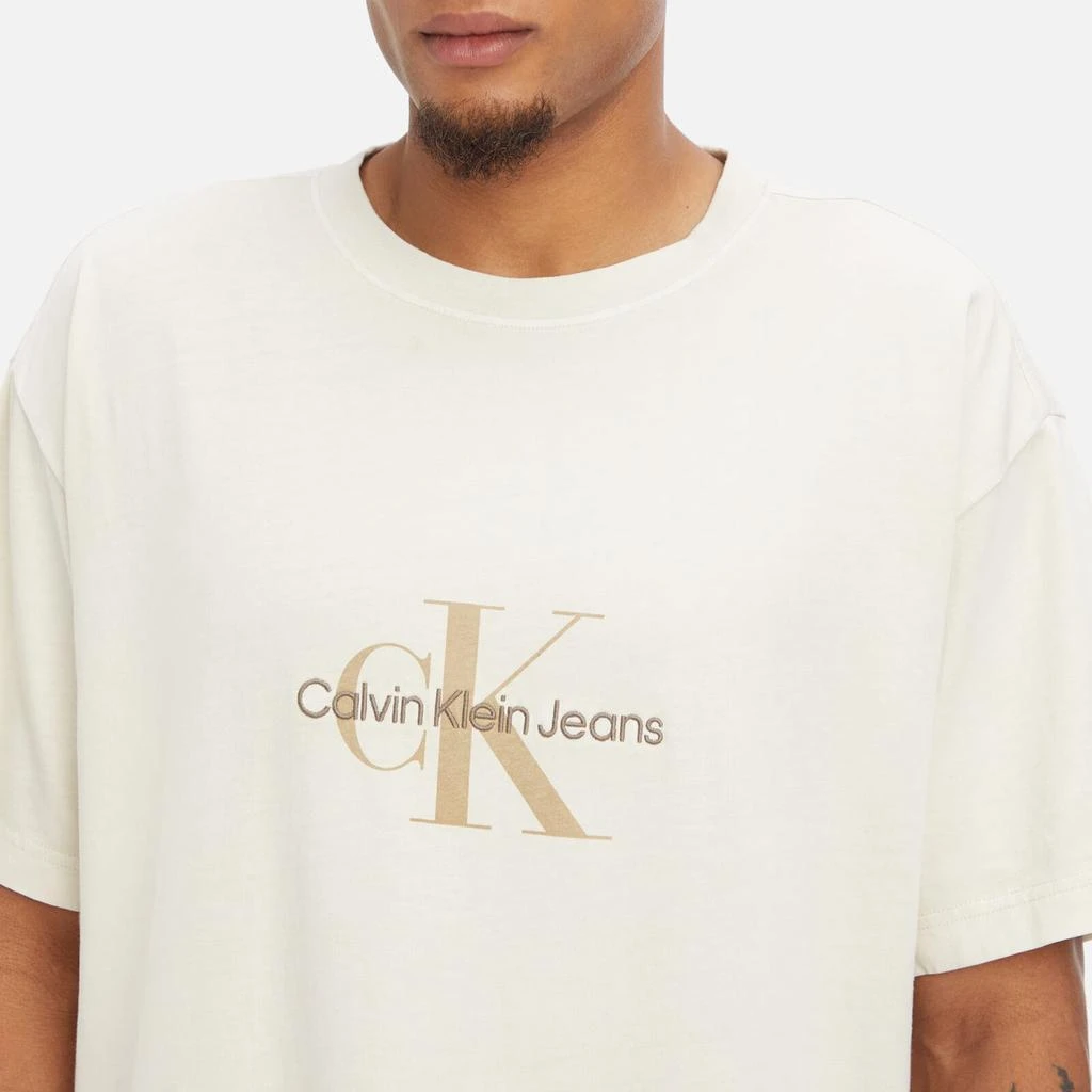 Calvin Klein Calvin Klein Jeans Monologo Cotton-Blend Mineral Dye T-Shirt 3