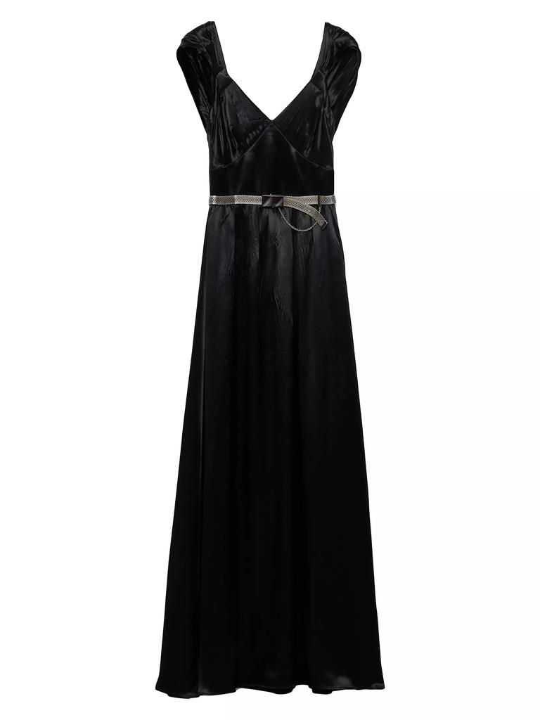 ワンピース PRADA BLACK SATIN DRESS Prada Black Satin Dress | italist