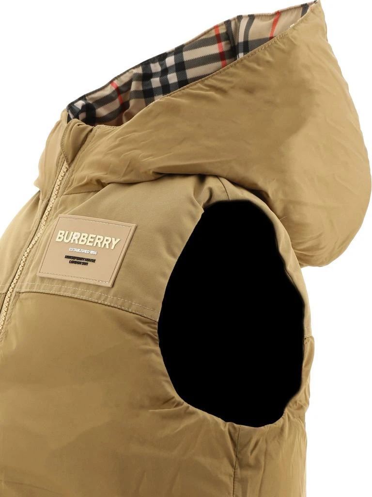 Burberry Burberry Kids Vintage Checked Reversible Zip-Up Hooded Gilet 6