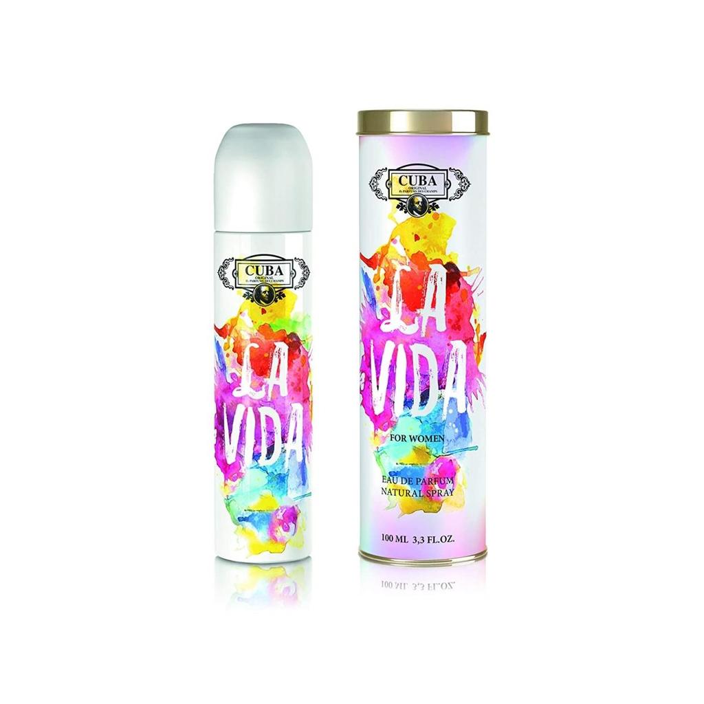 cuba 1.7 oz La Vida EDP Spray for Women - Pack of 2