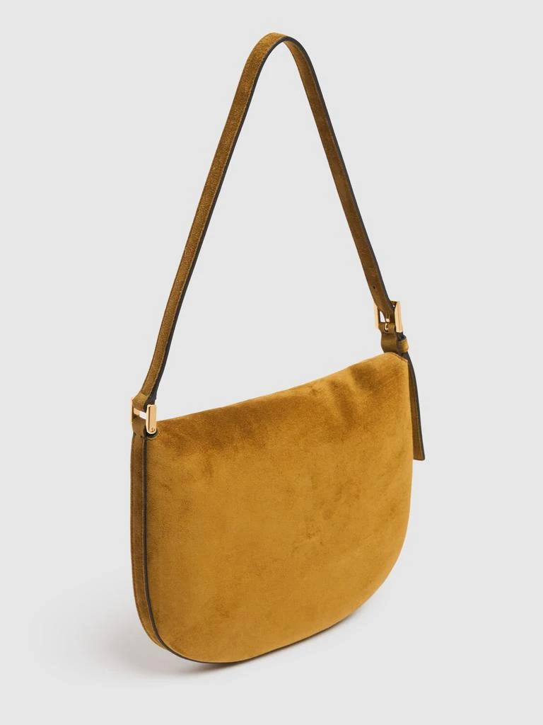 SAVETTE The Small Tondo Suede Hobo Bag 4