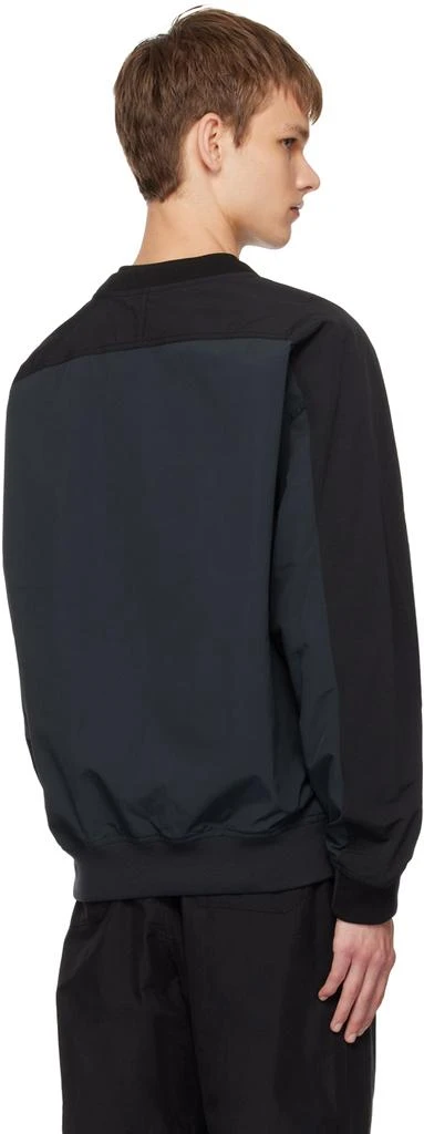 Calvin Klein Navy Double V-Neck Sweatshirt 3