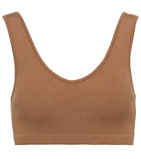 Zeynep Arçay Ribbed-knit crop top