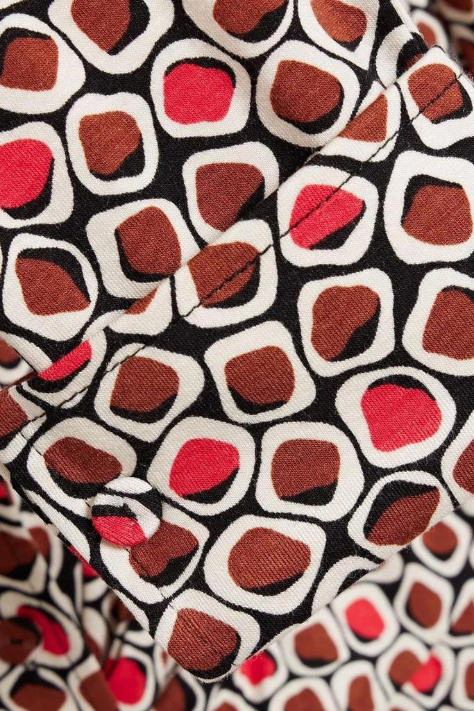 Diane von Furstenberg Didi printed stretch-jersey mini wrap dress 4
