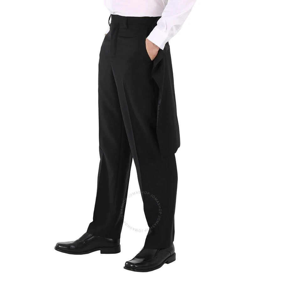 Burberry Burberry Men's Black Cape Detail Tailored Trousers, Brand Size 46  (Waist Size 31.1") 2