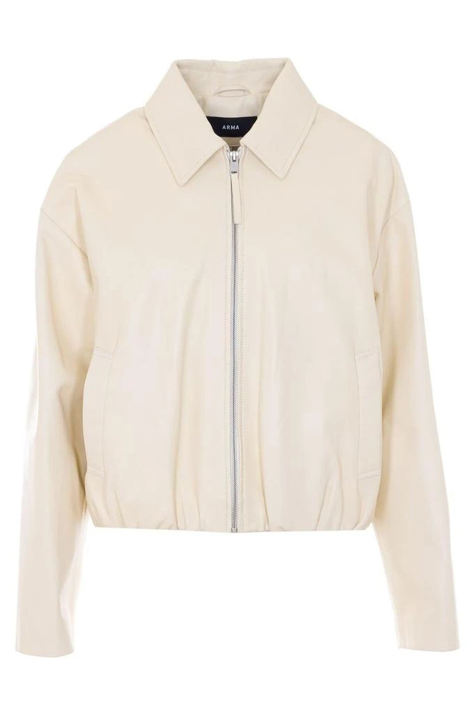 Arma Arma Loua Zip-Up Leather Jacket