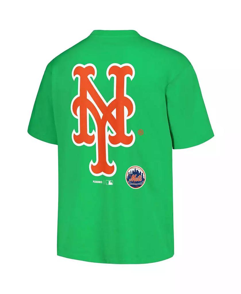 Pleasures Men's Green New York Mets Ballpark T-shirt