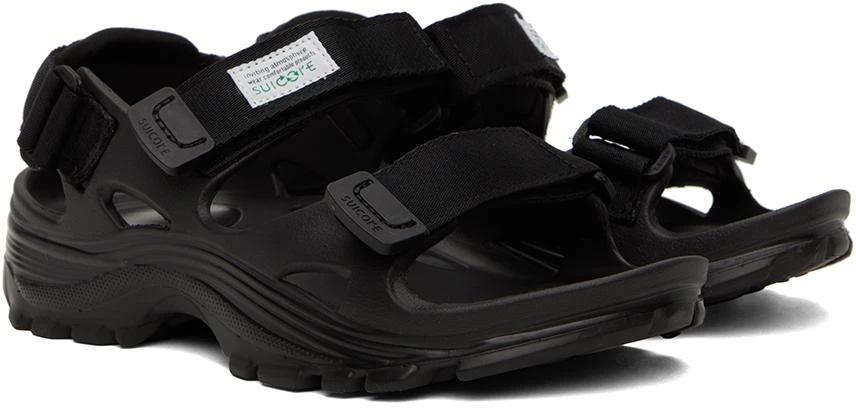 Suicoke Black Wake Sandals 4