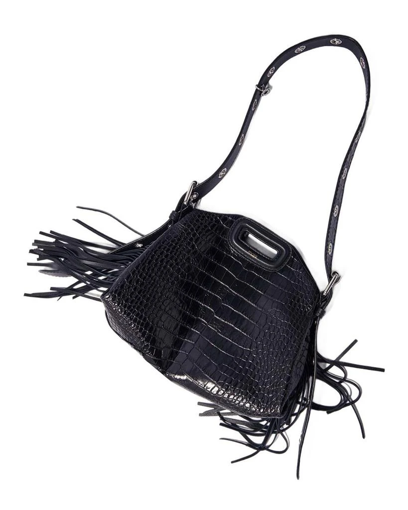 Maje Miss M Mini Embossed Leather Bag 10