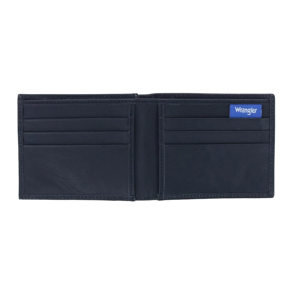 Wrangler Men's Leather Bifold Wallet 7