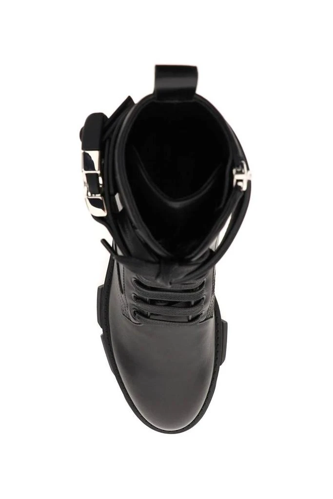 Givenchy Givenchy terra leather combat boots 2